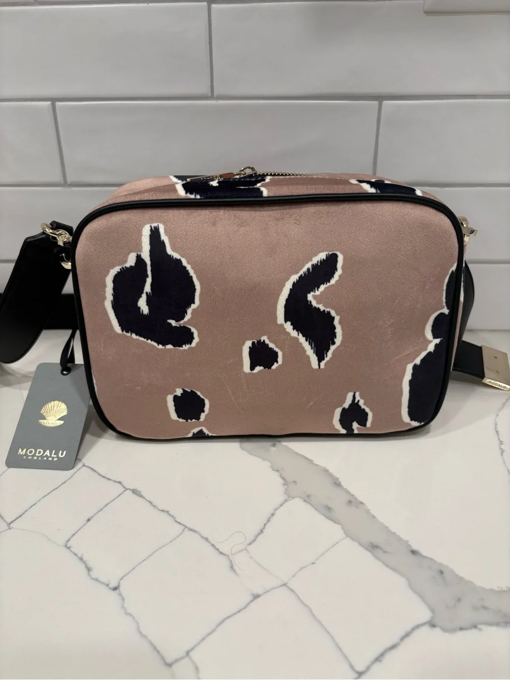 MODALU ENGLAND leopard print bag
